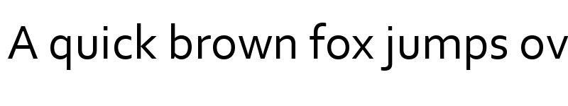 Preview of Corbel Regular font