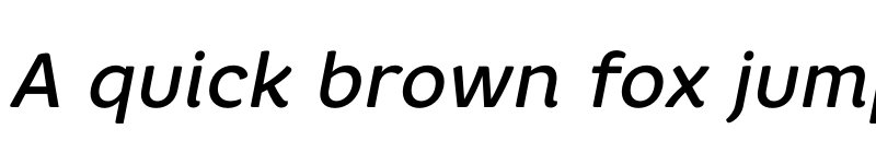 Preview of Core Rhino 55 Medium Italic font
