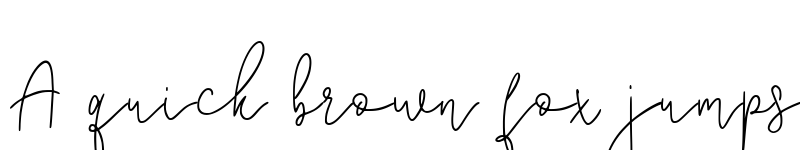 Preview of Corline Signature Regular font