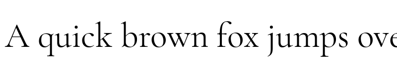 Preview of Cormorant Garamond Regular font