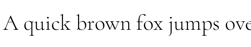 Preview of Cormorant Light font