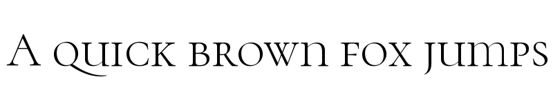 Preview of Cormorant Unicase Light font