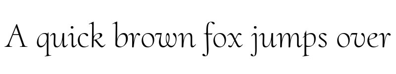 Preview of Cormorant Upright Light font