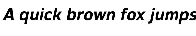 Preview of Corp Trial Bold Oblique font