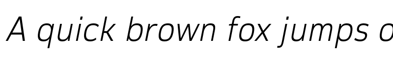 Preview of Corp Trial Light Oblique font