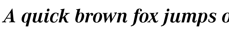 Preview of Corporate A Bold Italic font