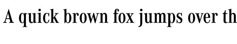 Preview of Corporate A Cond Demi font