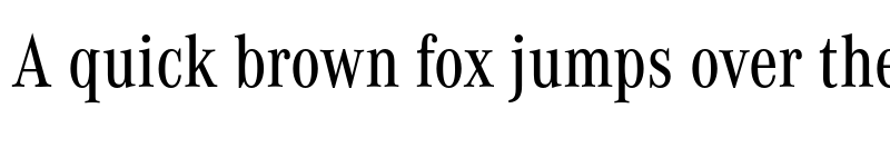 Preview of Corporate A Cond Medium font