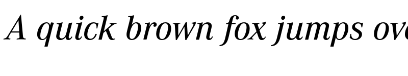 Preview of Corporate A Medium Italic font