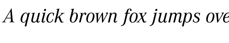 Preview of Corporate A Pro Regular Italic font