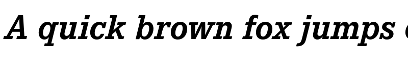 Preview of Corporate E Bold Italic font