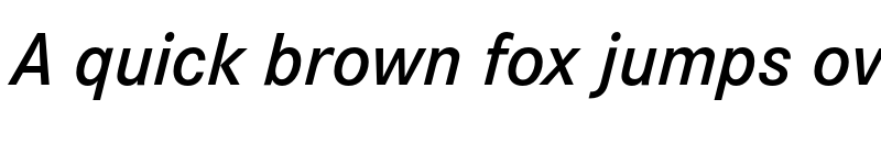 Preview of Corporate S Demi Italic font