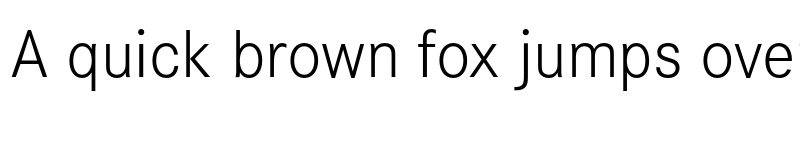 Preview of Corporate S Pro Light font