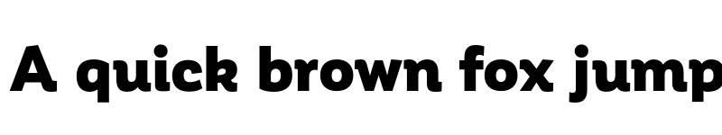 Preview of Corporative Alt Black font