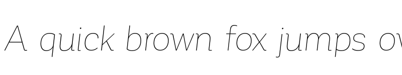 Preview of Corporative Hair Italic font