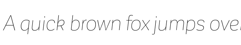 Preview of Corporative Sans Alt Hair Italic font