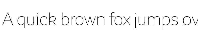 Preview of Corporative Sans Alt Thin font