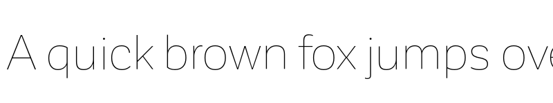 Preview of Corporative Sans Hair font