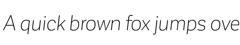 Preview of Corporative Sans Light Italic font