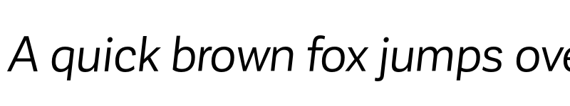 Preview of Corporative Sans Regular Italic font