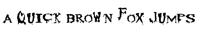 Preview of Corpse Regular font