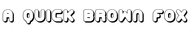 Preview of Corpulent Caps Shadow (BRK) Regular font
