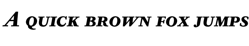 Preview of Corundum Text Bold SC Italic font