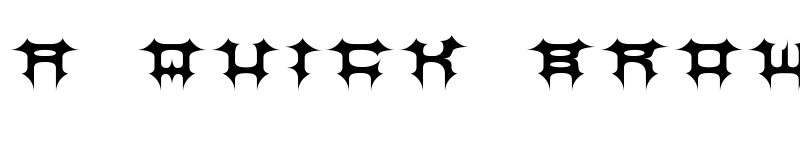 Preview of CosmicBats V1 font