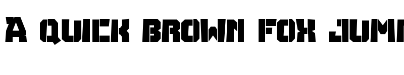 Preview of COUGAR Regular font