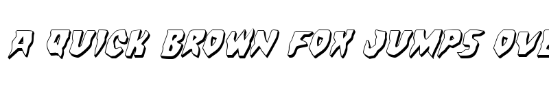 Preview of Count Suckula 3D Italic Italic font