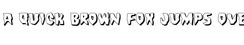 Preview of Count Suckula 3D Regular font