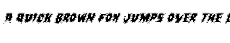 Preview of Count Suckula Academy Italic Italic font