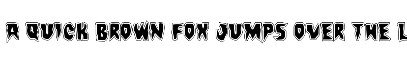 Preview of Count Suckula Academy Regular font