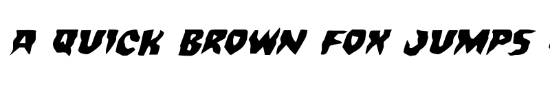 Preview of Count Suckula Expanded Italic Expanded Italic font