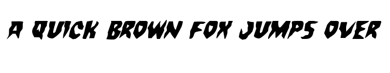 Preview of Count Suckula Italic Italic font