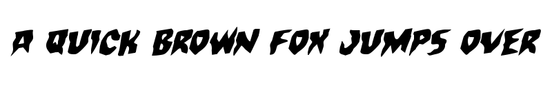 Preview of Count Suckula Rotalic Italic font