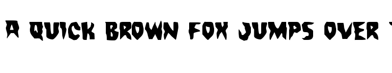 Preview of Count Suckula Staggered Regular font