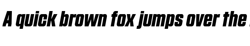 Preview of Countach Bold Italic font