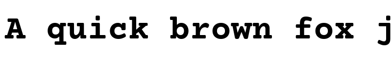 Preview of Courier Prime Bold font