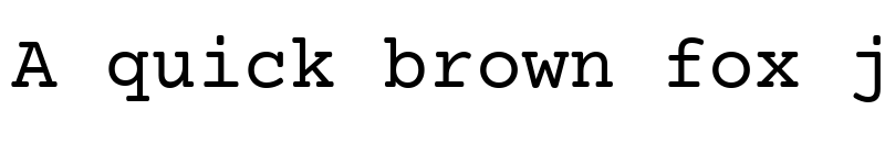 Preview of Courier Prime Regular font