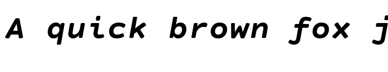 Preview of Courier Prime Sans Bold Italic font