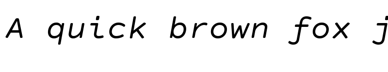 Preview of Courier Prime Sans Italic font