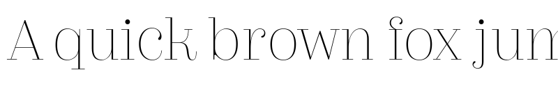 Preview of CouturierPoster-Thin ? font