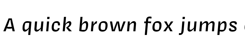 Preview of Covik Sans Medium Italic font