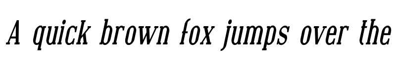 Preview of Covington Cond Bold Italic font