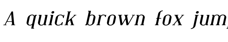 Preview of Covington Exp Italic font