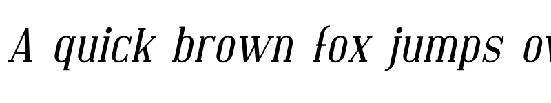 Preview of Covington Italic font