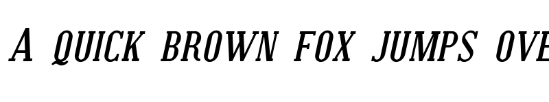 Preview of Covington SC Bold Italic font