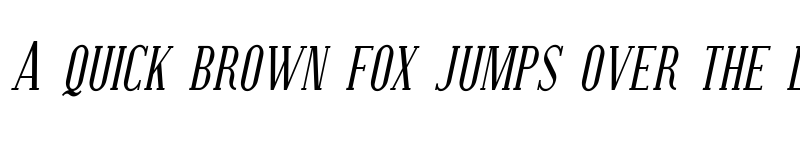 Preview of Covington SC Cond Italic font