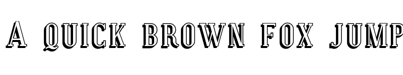 Preview of Covington SC Shadow Regular font